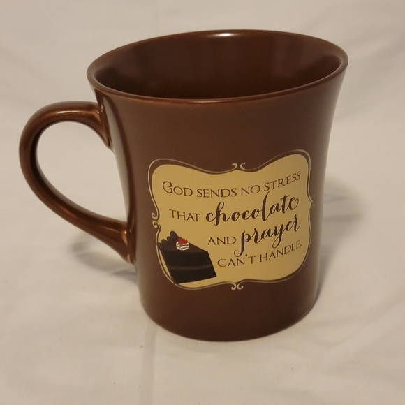 Chocolate Mug Cake, Mug By Abby Press. Brown Mug with recipe for Mug cake. - Picture 3 of 6